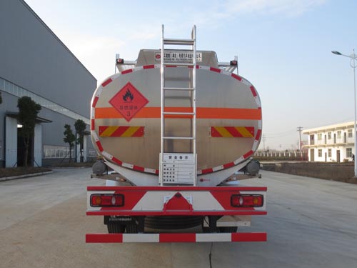 東風(fēng)天錦小三軸鋁合金油罐車(chē)