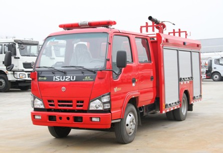 國六2噸慶鈴泡沫消防車圖片