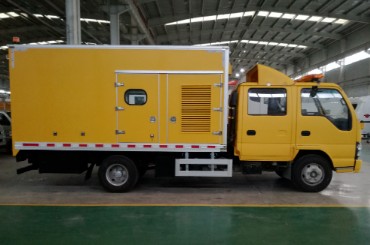 國六慶鈴五十鈴雙排1000方大流量排水搶險車