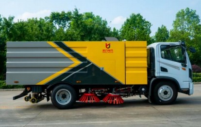 國六東風華神T3掃路車_凱力風牌KLF5121TSLE6型掃路車
