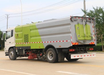 國六東風天錦洗掃車_程力威牌CLW5180TXSD6型洗掃車