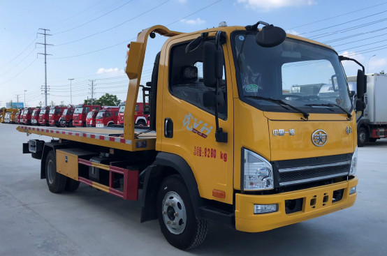 國(guó)六解放虎VH黃牌清障車